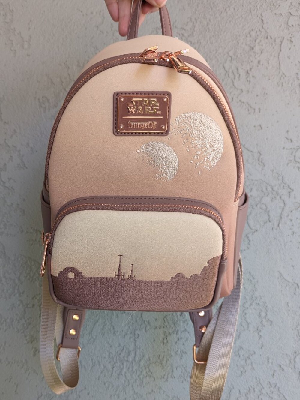Star Wars Sands of Tatooine Loungefly Mini Backpack (Never used, BRAND NEW)